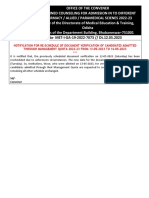 Re-Schedule Notification of Postpone of 13 May To 16 May-23 - 12.05.2023