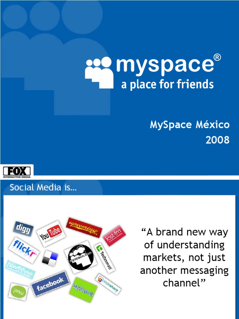 MySpace en México: Tendencias 2008 | PDF | Mi espacio | México