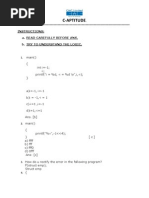 Cjet C Apptitude-1