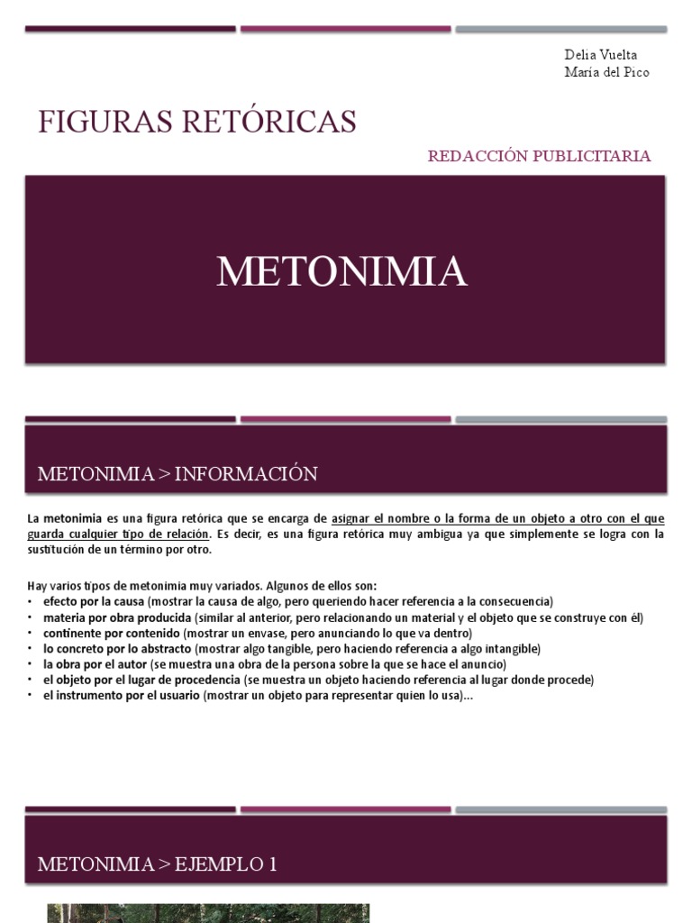 Ejemplos de Metonimia en Publicidad | PDF | Salsa de tomate