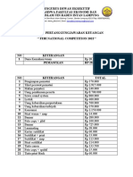 Laporan Pertanggungjawaban Keuangan Febination 22