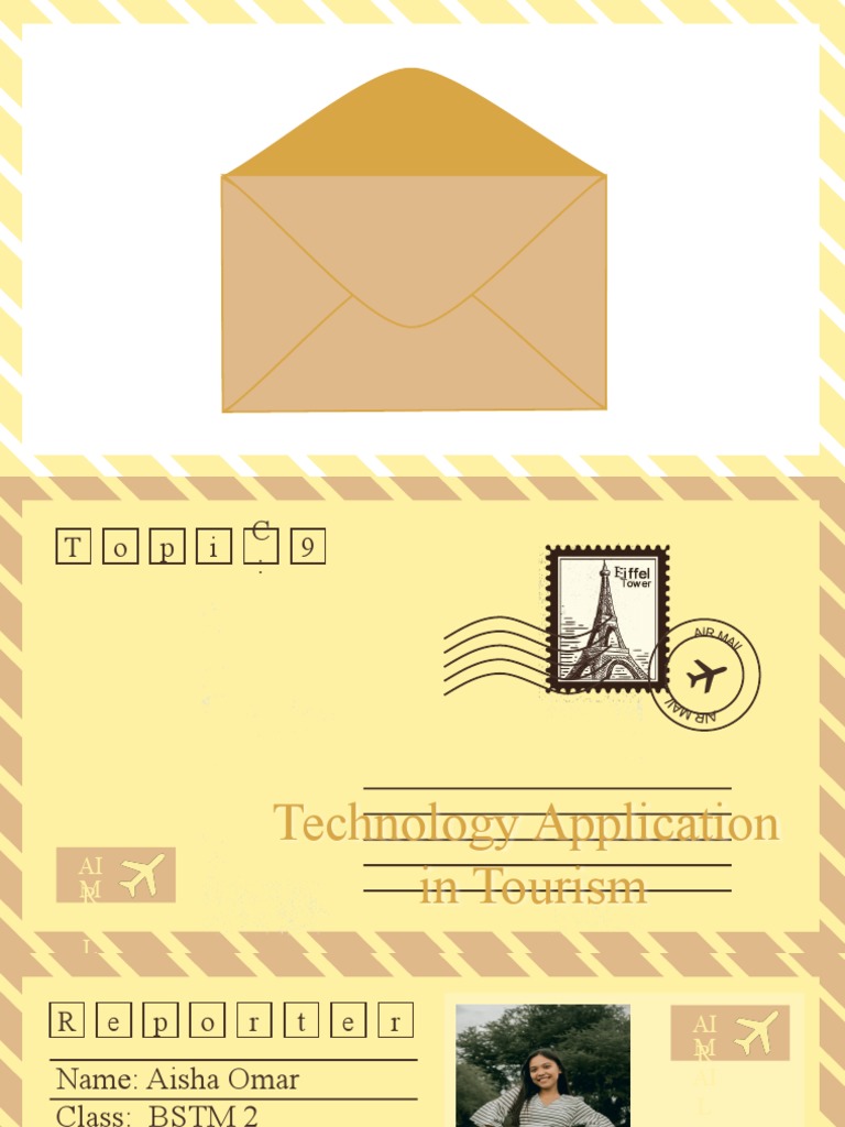 Technology Application in Tourism PDF Tourism Artificial Intelligence