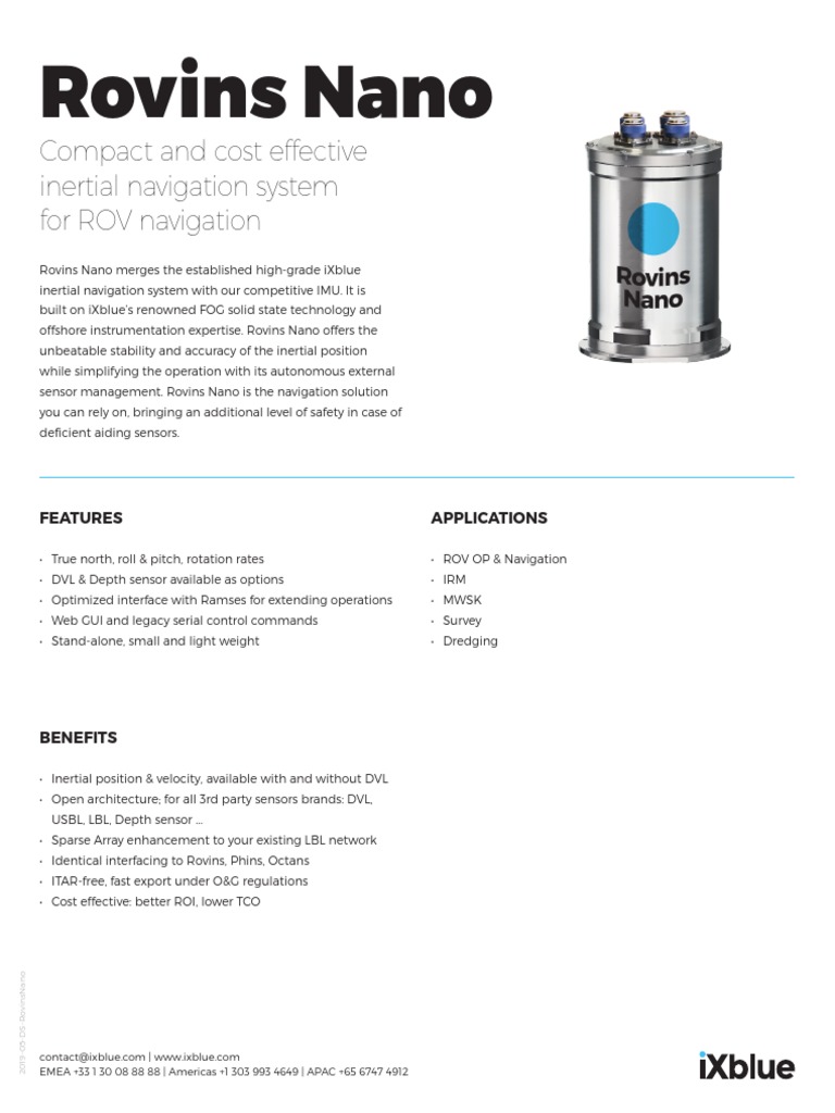 Rovins nano datasheet pdf inertial navigation system computer