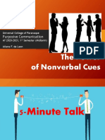 Midterm Module 2 The Power of Nonverbal Cues