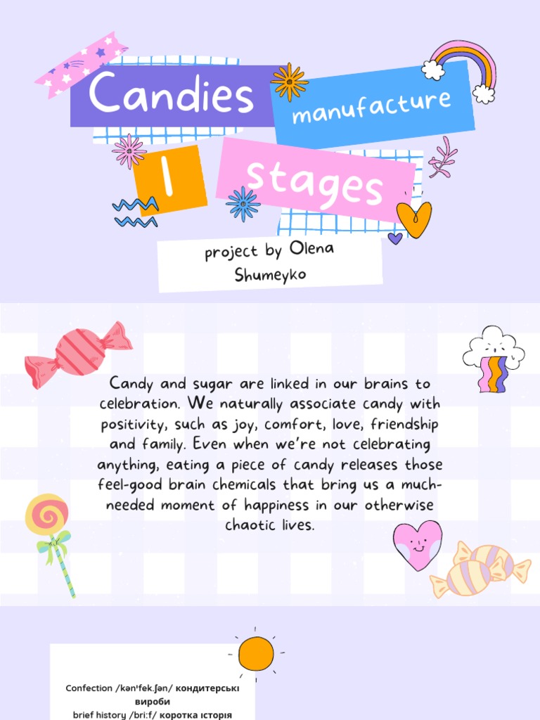 Candies Manufacture Stages PDF