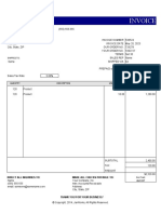 Commercial Invoice Template 39