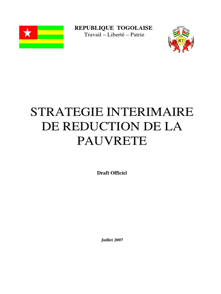 Dsrp Rdc 2020 Pdf | Document de stratégie pour la réduction de la ...