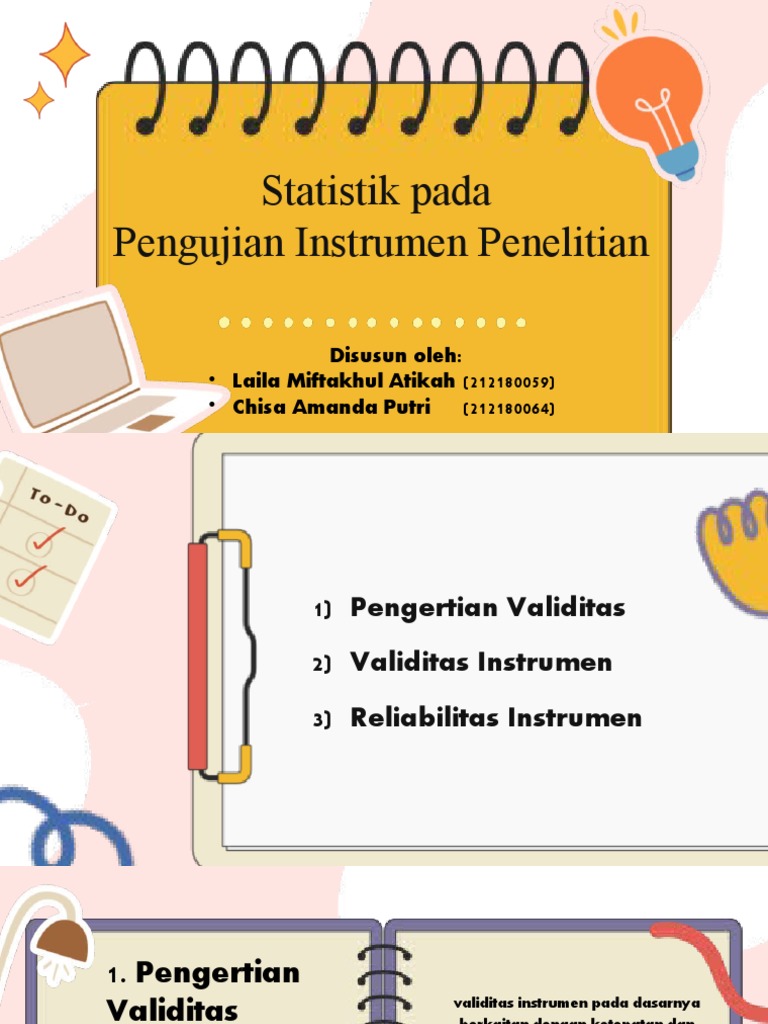 Validitas dan Reliabilitas Instrumen | PDF | Komputer