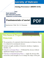 Fundamental of Metal Forming