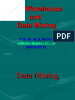 Unit #2 - Data Warehouse and Data Mining