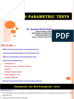 Dr. SK Ahammad Basha Non Parametric Tests 1