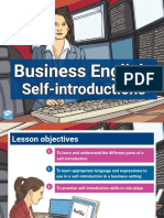 Esl Business English Self Introductions Role Play Activites Adults A2 Ver 9