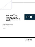 VESDA IE MOXA Application Note 12474