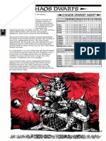 Chaos Dwarf Army List For Warhammer 3rd Edition 