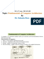 Fundamentals of Computer Architecture