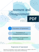 Agreement and Disagreement