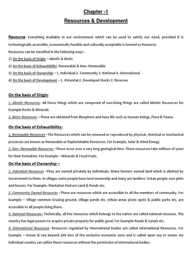 Resource Classification and Development Guide | PDF | Soil | Erosion