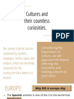 Cultures and Their Countless Curiosities.