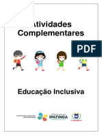 Educação Especial Atividades Complementares