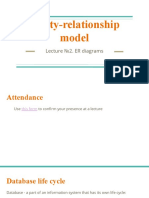 Lecture #2.Entity-Relationship Model