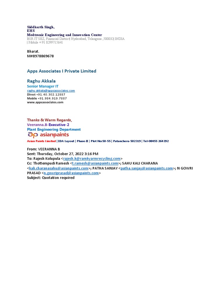 Siddharth Singh | PDF | Business