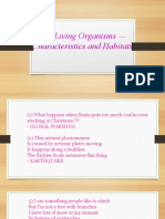 The Living Organisms - CLASS 6