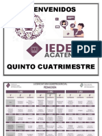 Agenda de Trabajo Sesion 1. Quinto Cuatrimestre