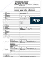 FORMULIR PPDB MTs Terpadu Nurul Hidayah