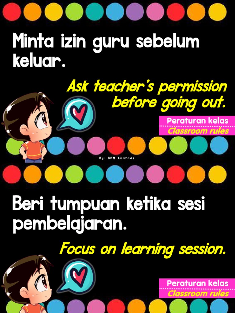 Classroom Rules for Student Behavior | PDF