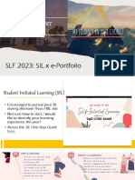 SLF 2023 - SIL X E-Portfolio (Level Assembly)