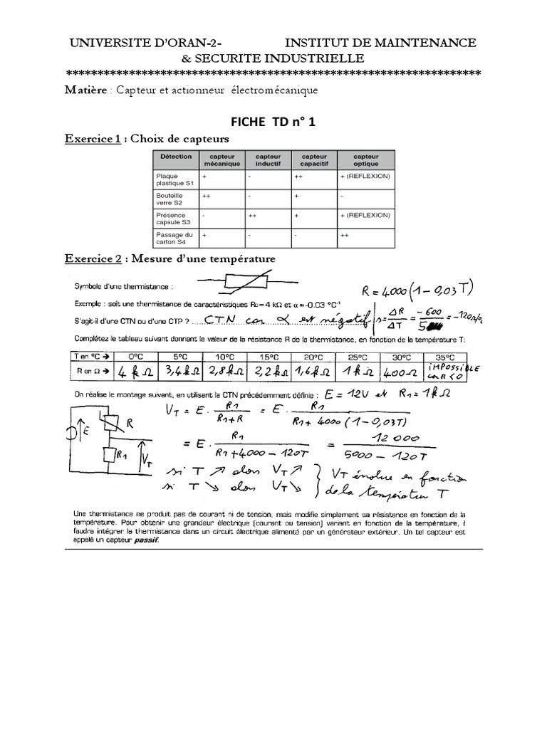 Corrige TD | PDF