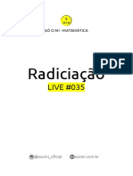 Live 35 - Radiciação e Exercicio PDF