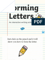 T L 9254 Letter Formation With Rhymes Powerpoint