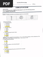 Completion Surveying