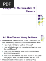 Chapter 9: Mathematics of Finance