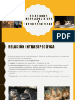 Relaciones Intraespecìficas e Interespecìficas