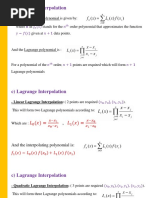 13 Interpolation - Lagrange NDD