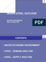 Indian Steel Outlook Iisi - Tata Steel Presentation