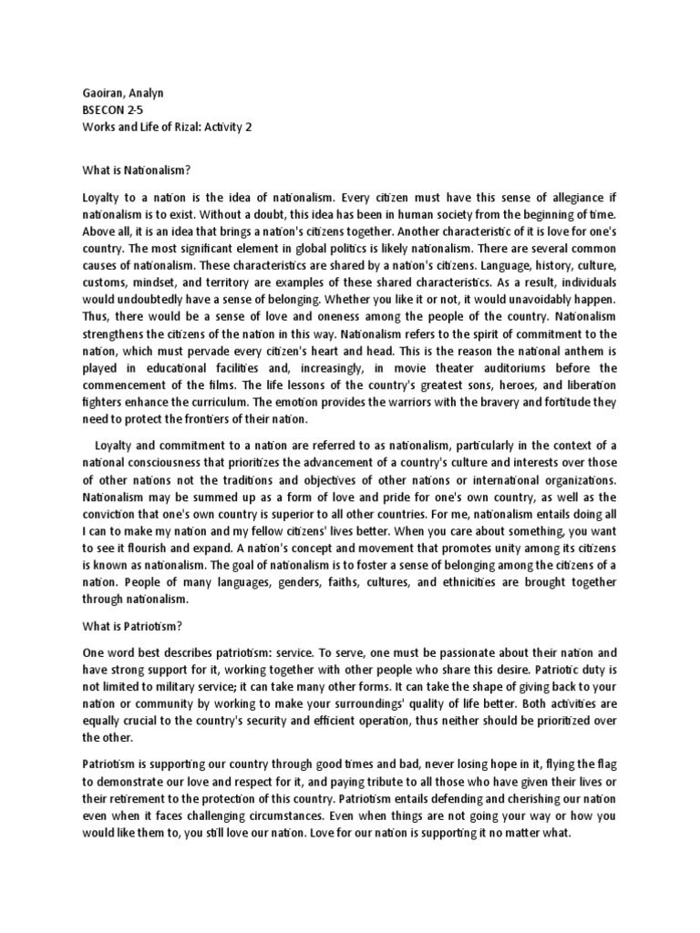 WHAT IS PATRIOTISM HOW DOES IT DIFFER FROM NATIONALISM visual data 6