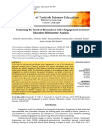 Examining The Trend of Research On Active Engagement in Science Education: Bibliometric Analysis