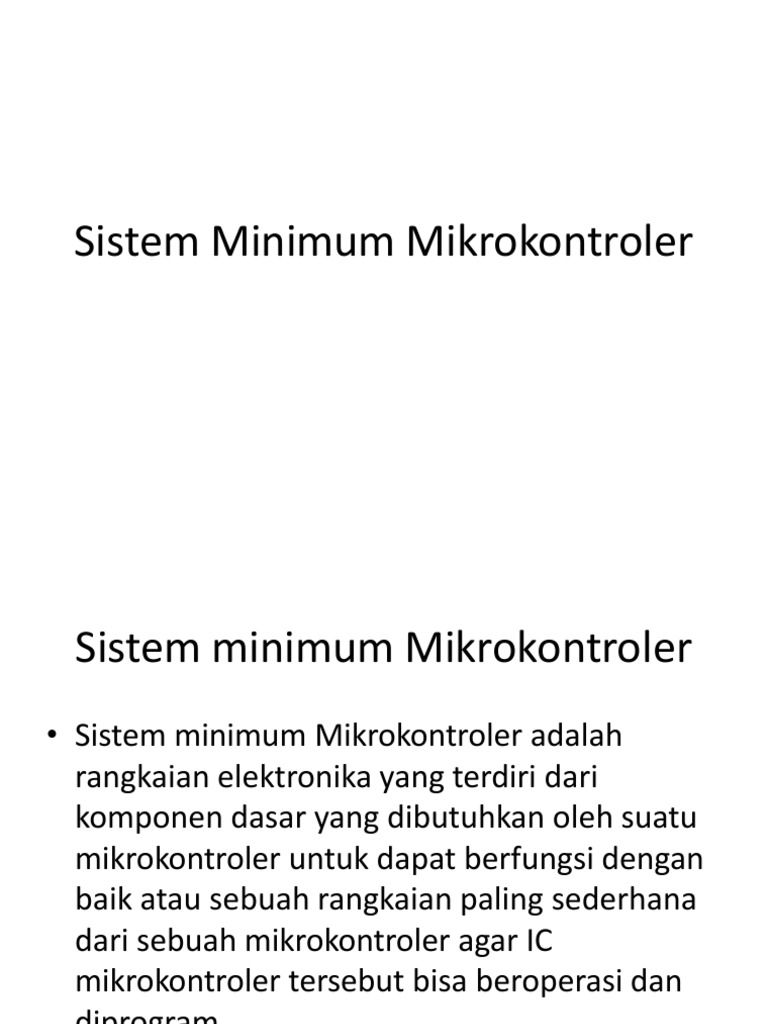 Sistem Minimum Mikrokontroler Arduino | PDF | Metode & Bahan Ajar ...