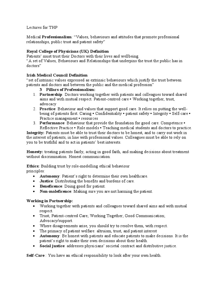 THP | PDF | Informed Consent | Patient Safety