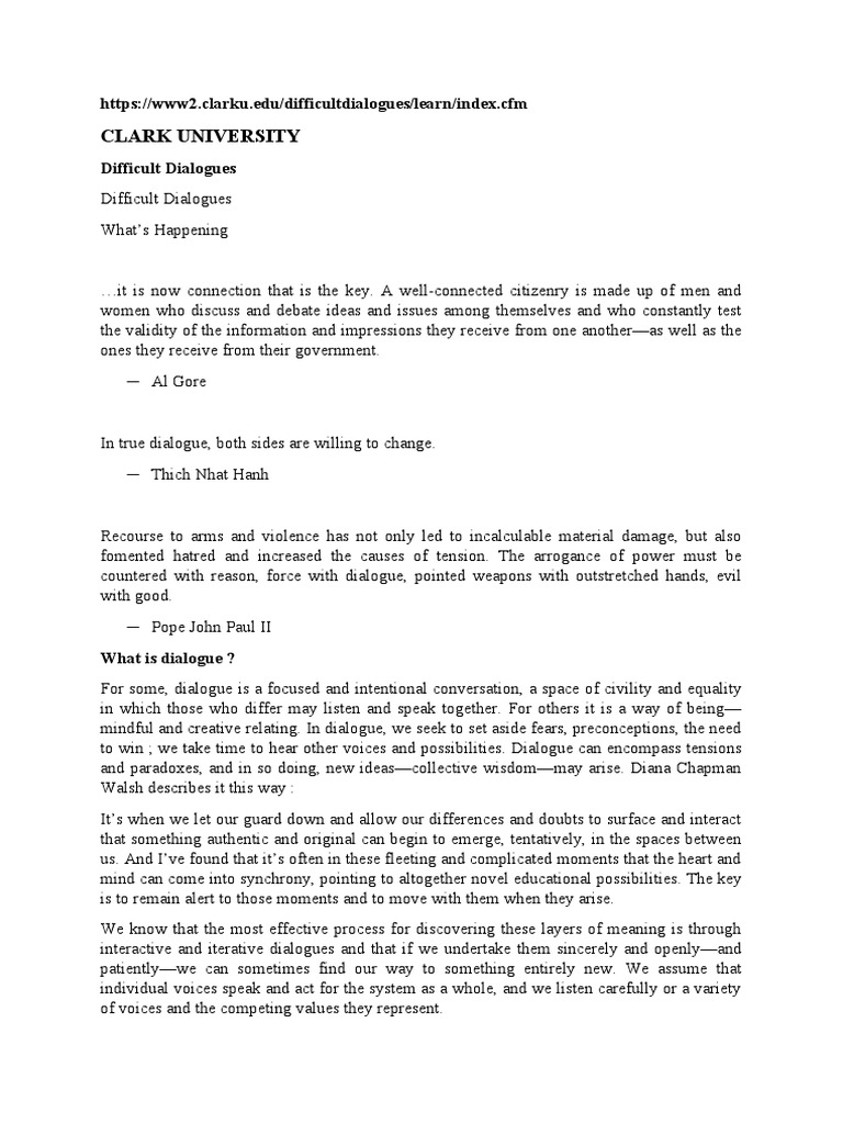 Dialogue PDF Dialogue Logos