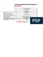 BORANG ASISTEN LABORATORIUM