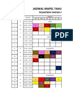 Jadwal Mapellll