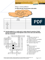 Adapting A Verb Pattern - Present Tense Que Haces Durante El Recreo