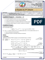 Corrigé D'examen Commande Optimale 2018