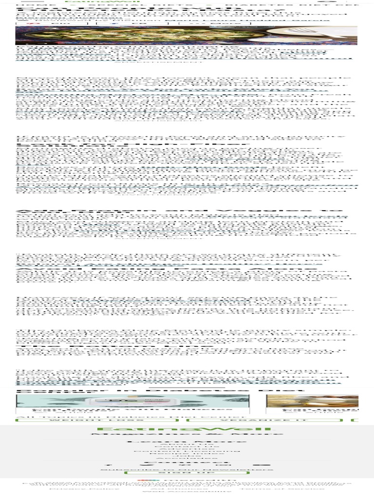 Can People With Diabetes Eat Pasta EatingWell | PDF | Carbohydrates