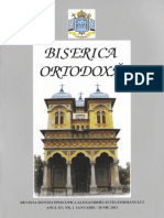 Biserica Ortodoxa Revista Sfintei Episcopii Alexandriei Teleormanului An XV NR 1 2013