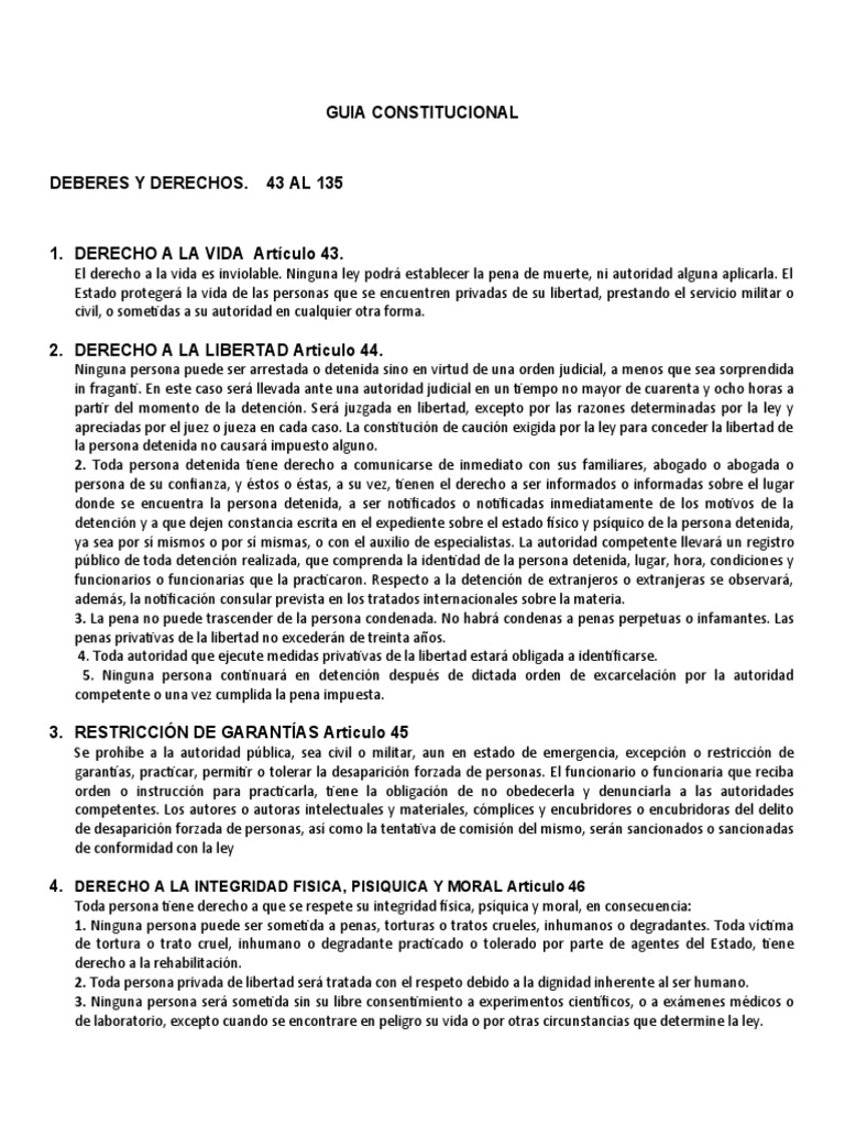 Guia Constitucional PDF Salario Debido al proceso
